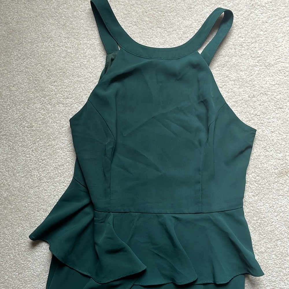 Lulu’s Green Holiday Dress size M